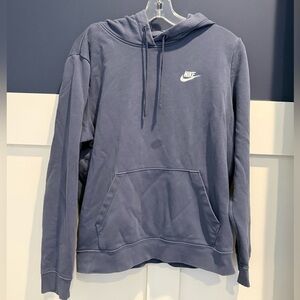 Nike unisex Slate Blue Hoodie size Large - spot on front